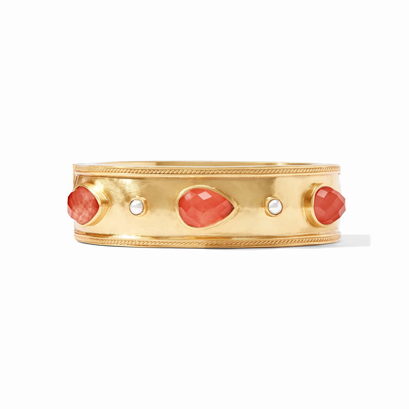 Cannes Stone Statement Hinge Bangle