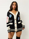 SPORTY VARSITY SWTR CARDIGAN