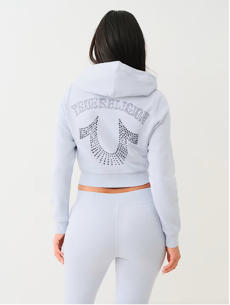 CRYSTAL ARCH LOGO SHRUNKEN ZIP