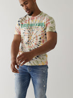 TIE DYE TRUE LOGO TEE