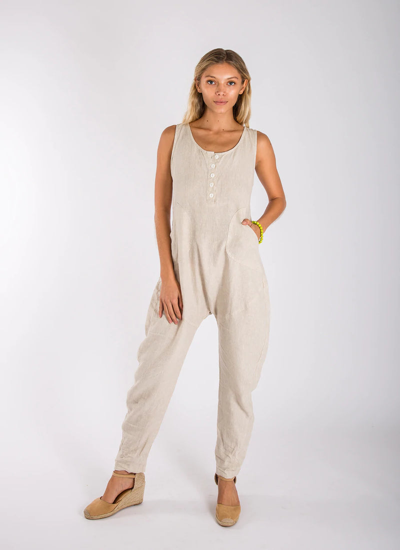 DROP CROTCH JUMPSUIT