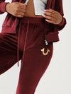 VELOUR LOGO JOGGER