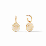 SOLEIL HOOP & CHARM EARRING