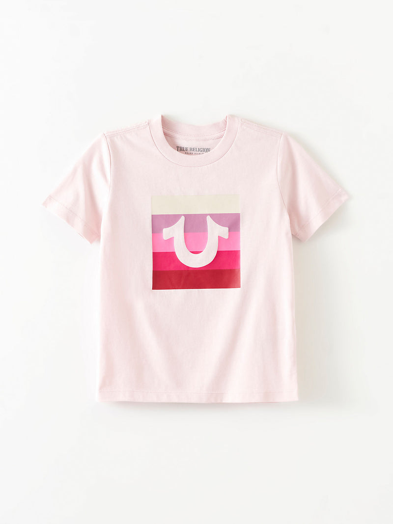 GIRLS HORSESHOE LOGO TEE