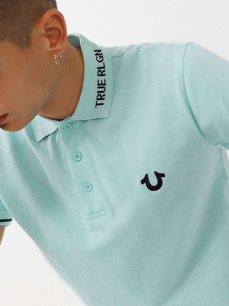 BRANDED COLLAR POLO