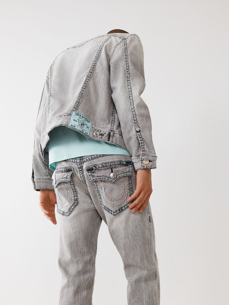 RICKY TEAL STITCH JEAN