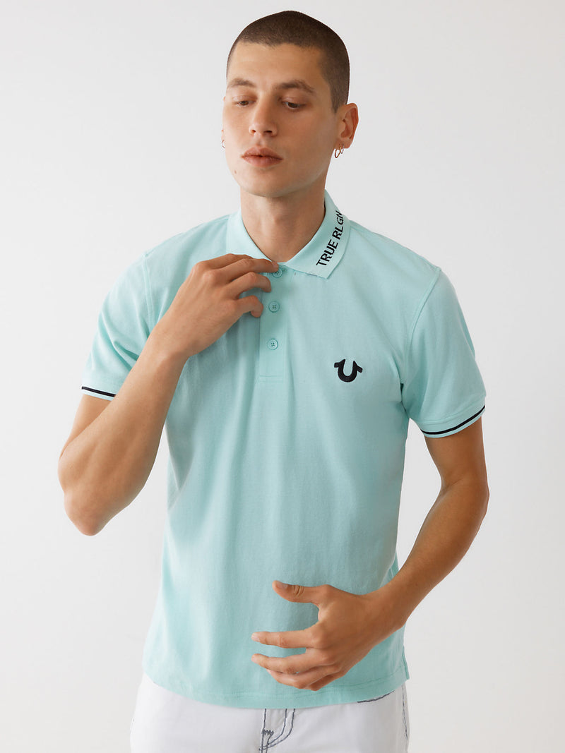 BRANDED COLLAR POLO