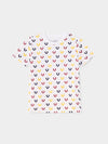 ALLOVER PRINT LOGO TEE