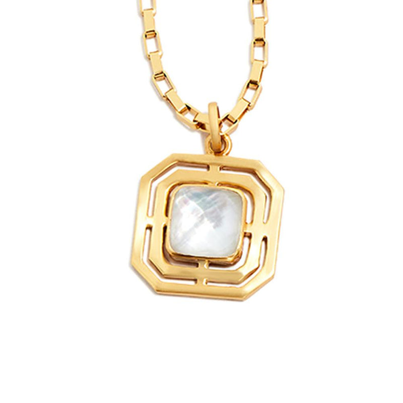 JULIE VOS | Geneva Iridescent Pendant Necklace