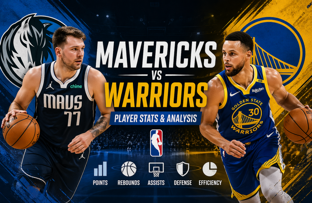Dallas Mavericks vs Golden State Warriors Match Player Stats