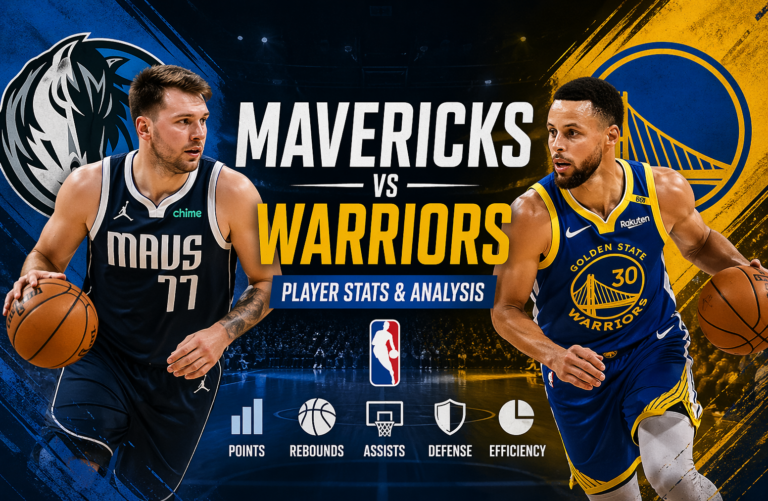 Dallas Mavericks vs Golden State Warriors Match Player Stats