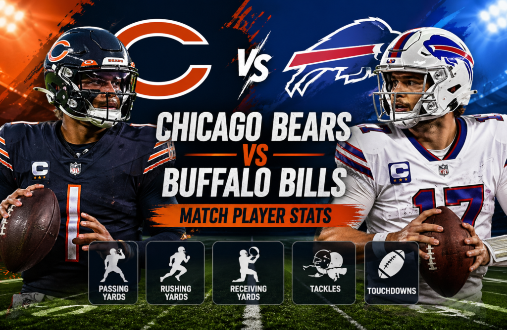 Chicago Bears vs Buffalo Bills: Match Player Stats