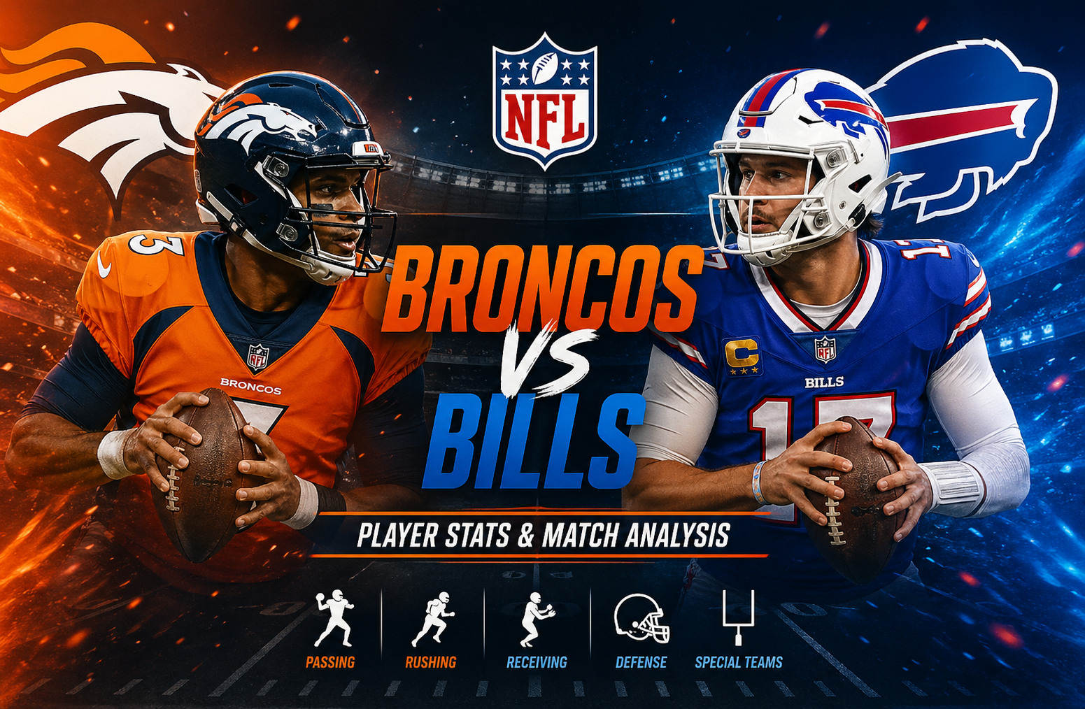 Denver Broncos vs Buffalo Bills Match Player Stats