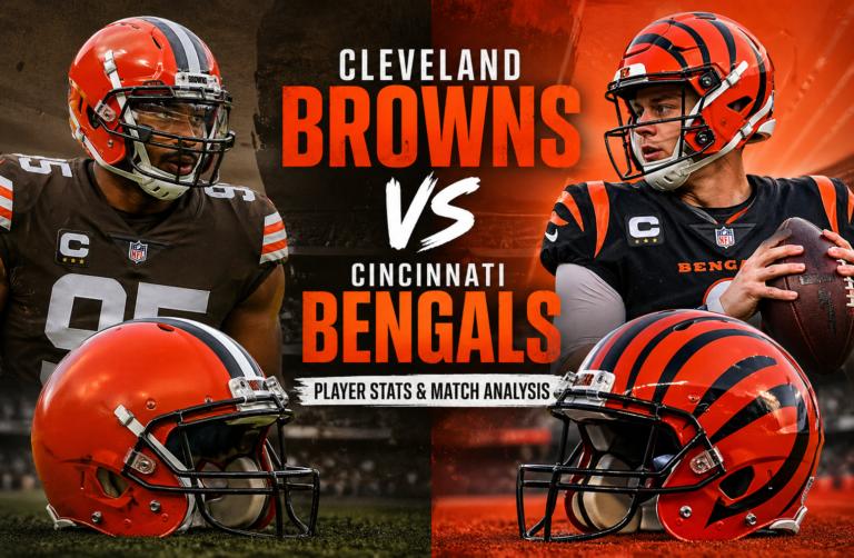 Cleveland Browns vs Bengals Match Player Stats