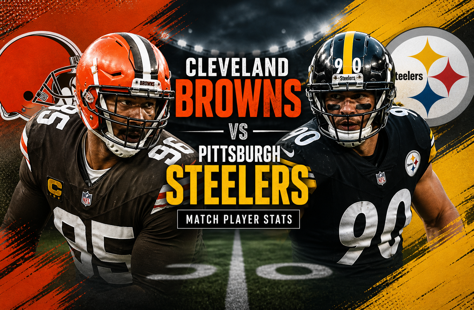 Cleveland Browns vs Pittsburgh Steelers Match Player Stats