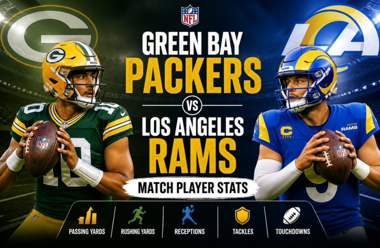 Green Bay Packers vs Los Angeles Rams Match Player Stats